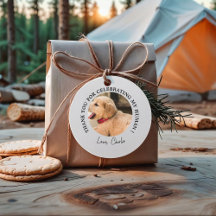 Custom Dog Wedding Favor Dog of Honor Pet Photo