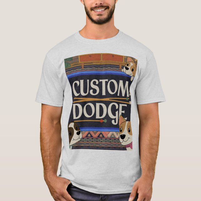 Custom Doge Meme T-Shirt  (Front)