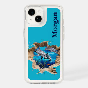 Custom Dolphin Design - Gift for Kids and Adults Speck iPhone 14 Case