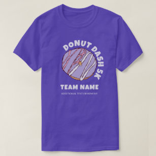 Custom Donut Dash 5k Team T-Shirt
