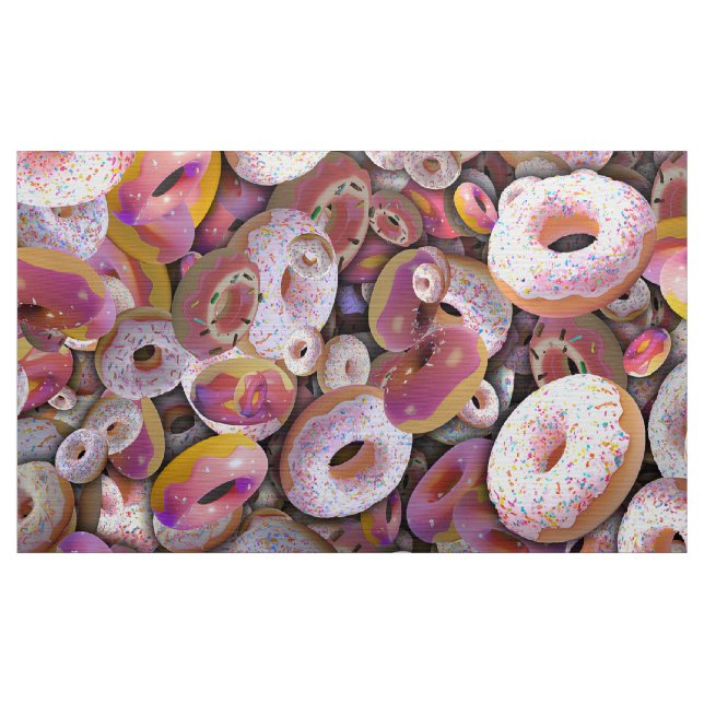 Custom Donut Shop Fabric by the Yard - Whimsical  (Yard)