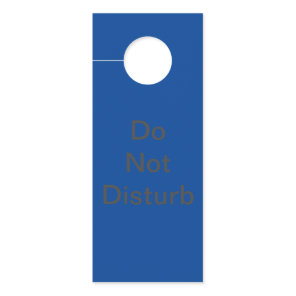 Custom Door Hangers: Paper, Knob & Welcome Home  Hanger