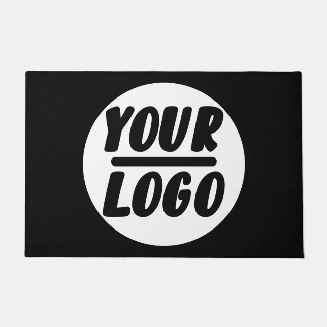 Custom Door mat company Business Logo Mat Zazzle