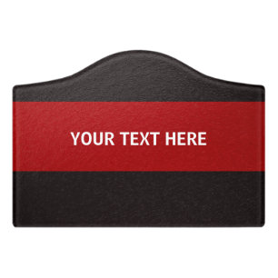 Custom Door Sign Template