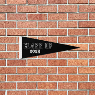 Custom Dorm Decor Graduation College or School Pennant Flag