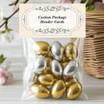 Custom Dot Folded Display Hang Package Header Card