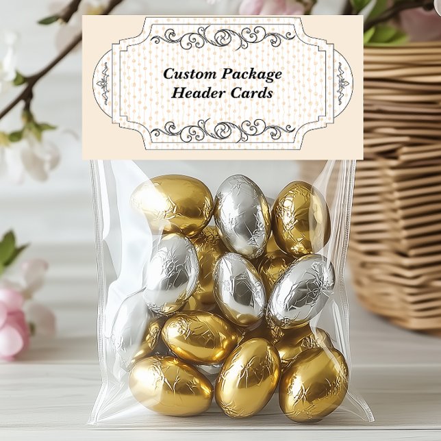 Custom Dot Folded Display Hang Package Header Card (Creator Uploaded)