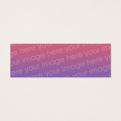 Custom Double Photo Bookmark w/Emerson Quote Business Card Template