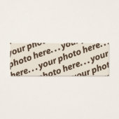 Custom Double Photo Bookmark w/ Thoreau Quote (Front)