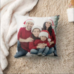 Custom Double Sided Family Photo Throw Pillow<br><div class="desc">Photo Collage Pillow. This custom pillow features two photos—one on each side—making it a unique way to showcase your favorite memories. Perfect as a thoughtful gift for a dad on Father’s Day, a mom on Mother’s Day, or grandparents for any occasion. You can also swap the photos to highlight family,...</div>