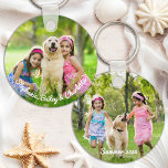 Custom Double Sided Kids Personazlied Two Photo Keychain<br><div class="desc">Introducing our Simple & Modern Double-Sided Photo Keychain—a perfect keepsake to cherish memories of your loved ones. Designed with families and kids in mind, this keychain is both cute and functional, making it an ideal accessory for daily use or a thoughtful gift for any occasion. Double-Sided Design: Showcase two of...</div>
