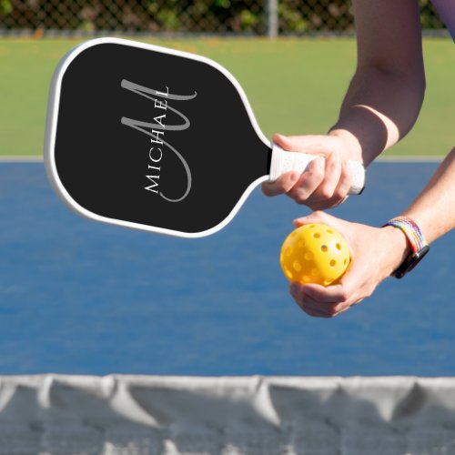 Custom Double Sided Monogram Initial Template Pickleball Paddle