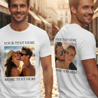 Custom Double Sided Photo and Text