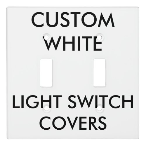 Custom Double Toggle Surround Light Switch Cover