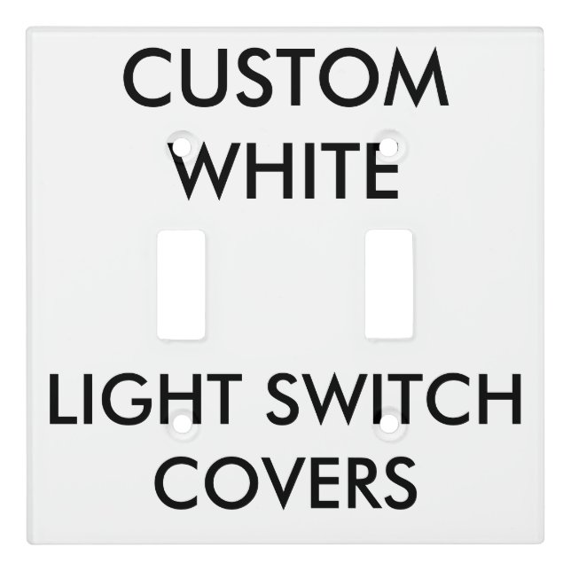 Custom Double Toggle Surround Light Switch Cover (Front)