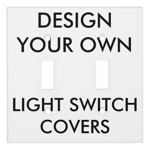 Custom Double Toggle Surround Light Switch Cover