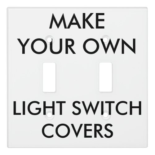 Custom Double Toggle Surround Light Switch Cover