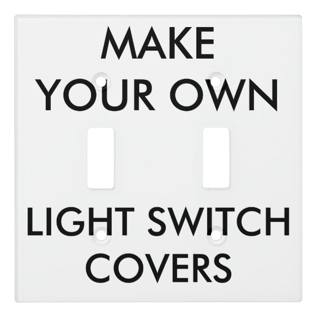 Custom Double Toggle Surround Light Switch Cover (Front)