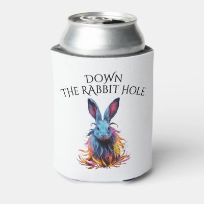 Custom Down the Rabbit Hole Blue Bunny
