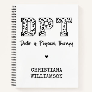 Custom DPT Doctor of Physical Therapy Notebook