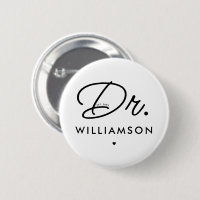 Custom Dr. Est. Modern Doctor Doctorate Graduation