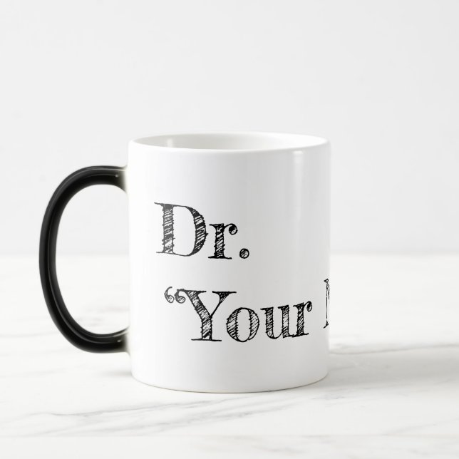 Custom Dr Mug (Left)