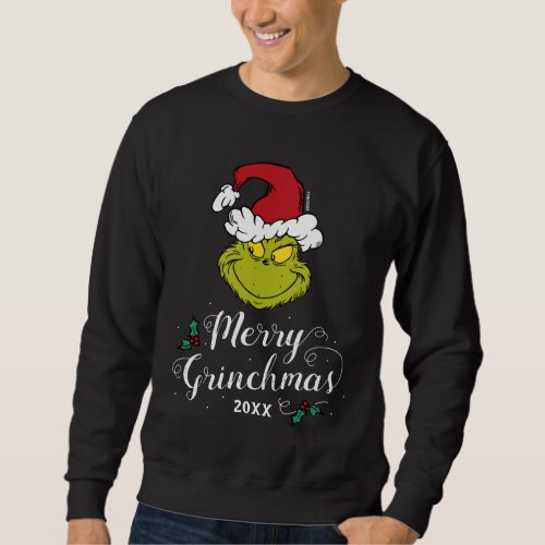 Custom Dr Seuss  Merry Grinchmas  Sweatshirt