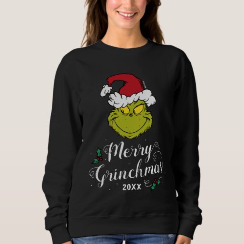 Custom Dr Seuss  Merry Grinchmas  Sweatshirt