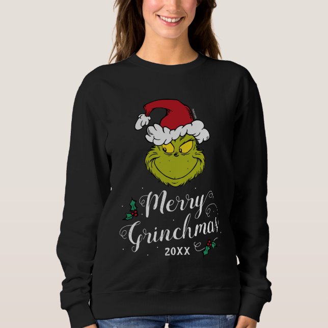 Custom Dr. Seuss | Merry Grinchmas  Sweatshirt (Front)