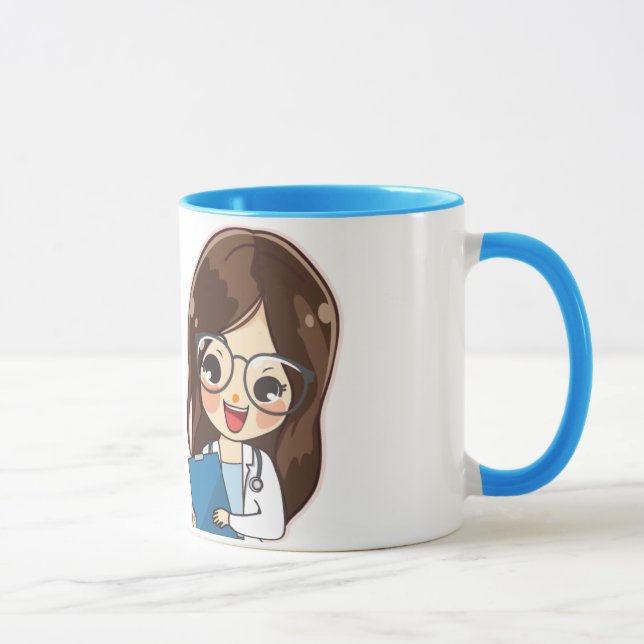Custom Dr. (Your Name) PhD Graduation Coffee Mug (Right)