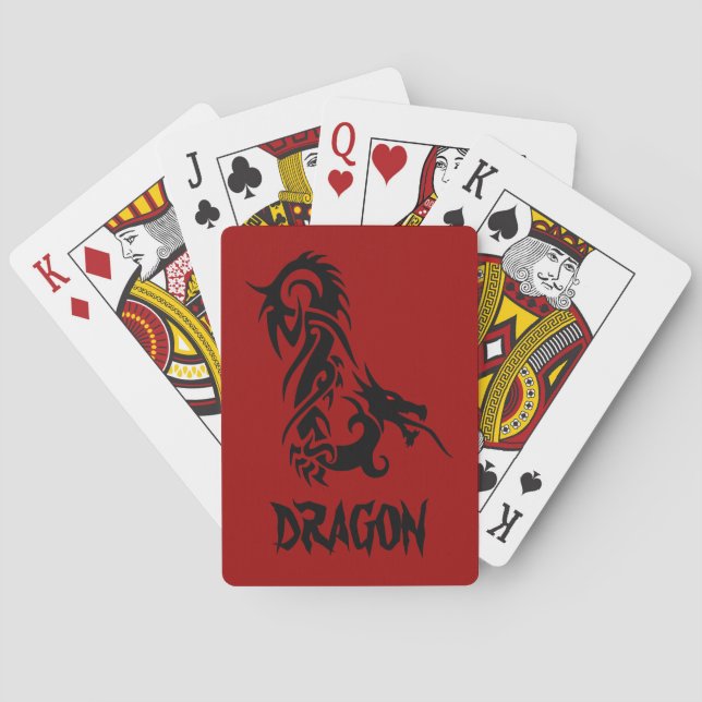 Custom Dragon Playing Cards (Back)