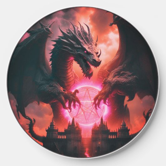 Custom Dragon Wireless Charger (Front)