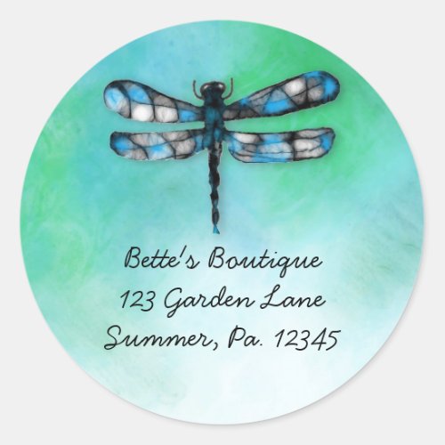 Custom Dragonfly Sticker