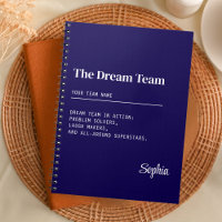 Custom Dream Team Corporate Coworker Teamwork Gift