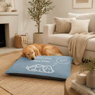 Custom Dreaming of Treats Dog Bed