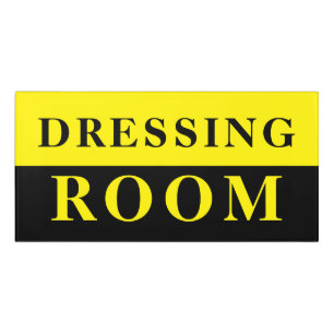 Custom Dressing Room Sign for Glam Spaces