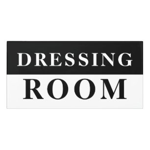 Custom Dressing Room Sign for Glam Spaces
