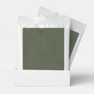 Custom Drink Mix Packet – Moss Green Design