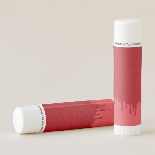 Custom Dripping Tomato Red Gloss Lip Balm