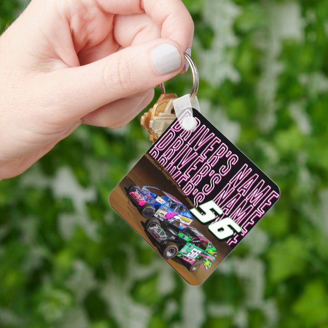 Custom Driver Photo Keychain (Hand)