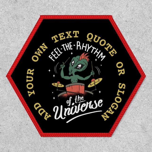 Custom DRUMMER Alien Rhythm Of Universe Patch (Front)