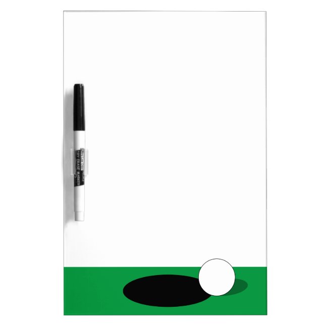 Custom dry erase board for golf instructor (Front)