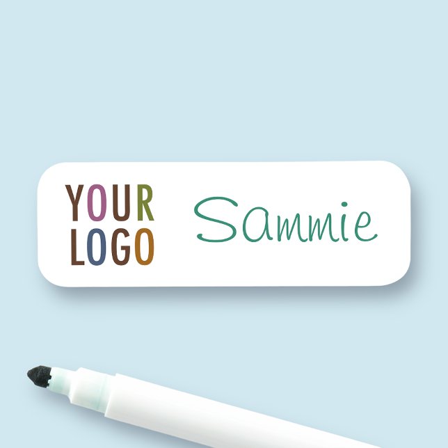 Custom Dry Erase Name Tag Reusable Name Badge (MISOOK Magnetic Erasable Name Tag)