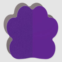 Custom Dual Purple Glitter Flower Magnet