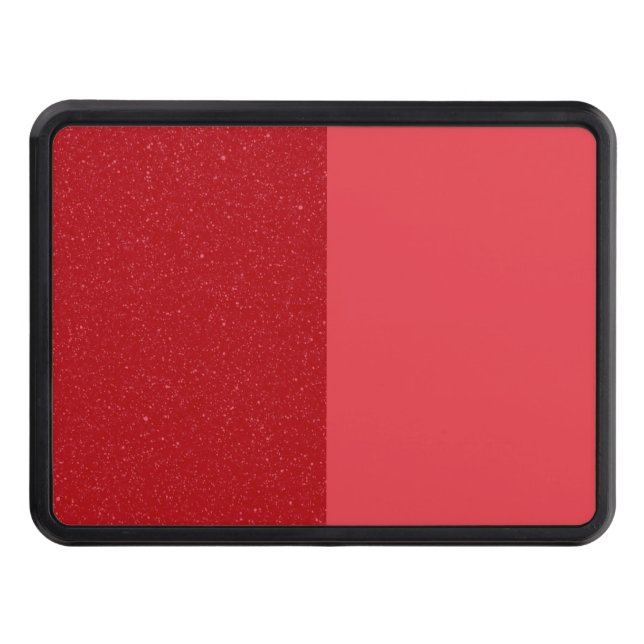 Custom Dual-Red Trailer Hitch Cover 2" (Front)