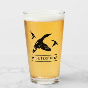 Custom Duck Hunting Beer Glass Tumblr