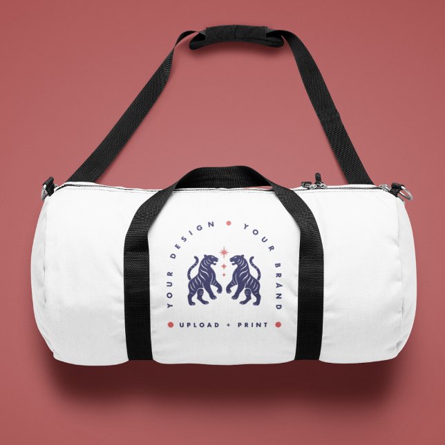 Custom Duffel Bag | Your Design Upload Gym Duffle (Upload your artwork and turn this duffel bag into custom merch, branding, or a stylish gift)