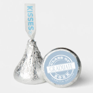 Custom Dusty Blue Graduate  Hershey®'s Kisses®