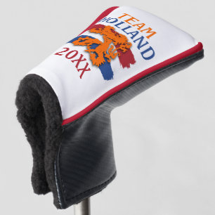Custom Dutch Flag Orange Lion Team Holland 2025 Golf Head Cover
