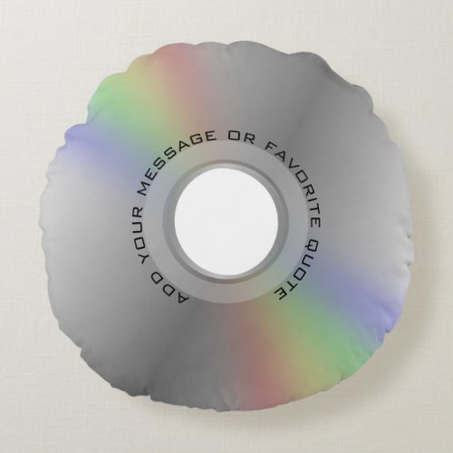 Custom DVDCD Round Pillow